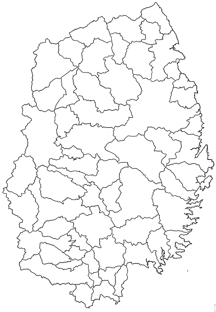 岩手県地図